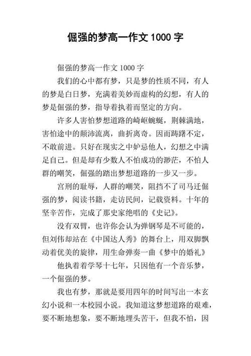 父亲的教育梦-高中记叙文900字