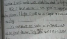 初一英语作文：我的外教_450字