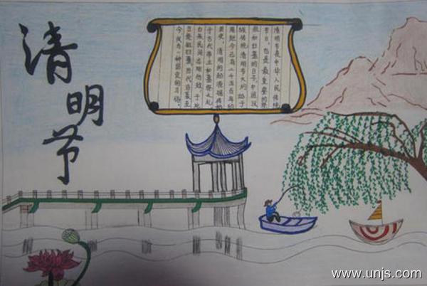 2020最新关于清明节传统节日的手抄报