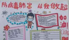 2020年最新抗击病毒的手抄报
