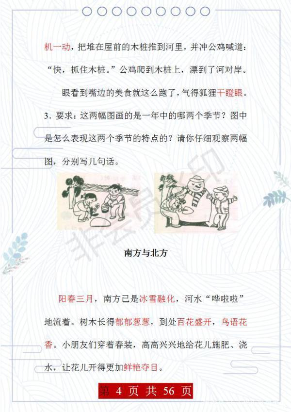 语文老师:这35篇看图写话,给孩子练,考场作文必定妙笔生花! 3