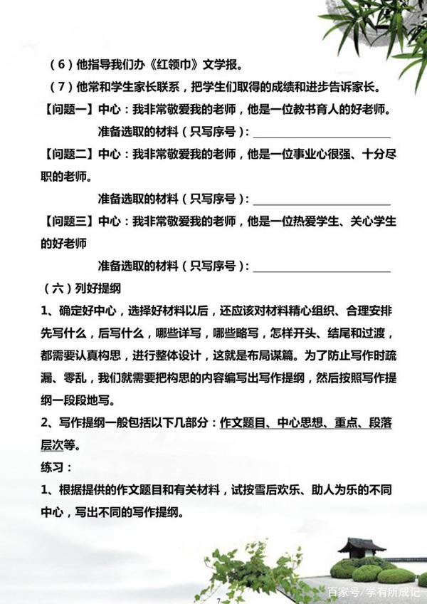 小升初作文专项练习,练完考试更有把握! 6