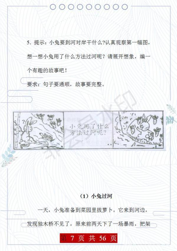语文老师:这35篇看图写话,给孩子练,考场作文必定妙笔生花! 6