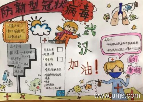 2020年新型冠状病毒手抄报图片 2