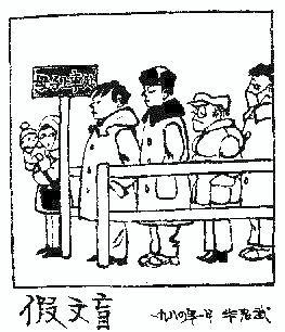 假文盲_550字