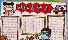 2020抗击新冠病毒疫情手抄报
