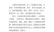 校园一角-校园的四季作文400字