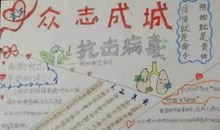 2020年抗击肺炎疫情的手抄报