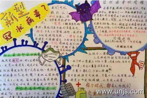 2020年预防新型冠状肺炎手抄报 1