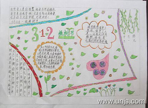 关于2020年植树节的手抄报 2