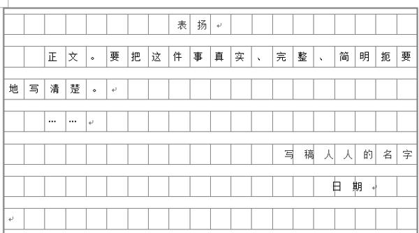 写信件、读后感、建议书、表扬稿等格式及技巧大全 5