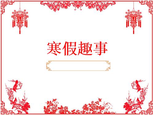 寒假趣事_900字