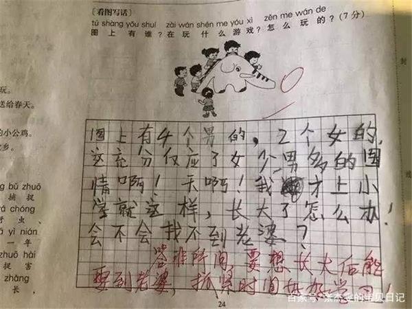 小学生0分作文走红,思路清奇气坏全家,老师:智商太高我教不了 4