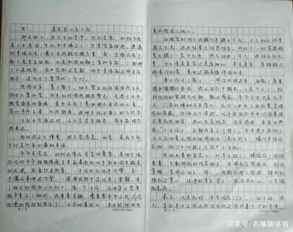 全国中学生新作文大赛决赛特等奖现场作文,高考满分作文的范文