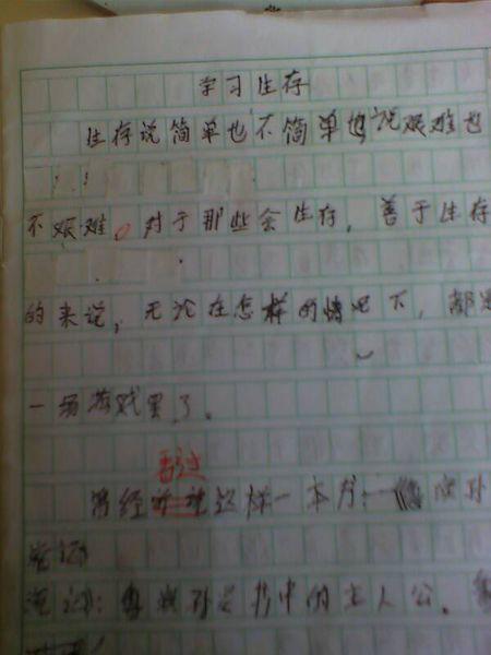 学会生存-优秀写事作文500字