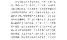 关于春节的六年级作文