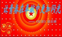 红色文化永流传 《红岩》读后感700字