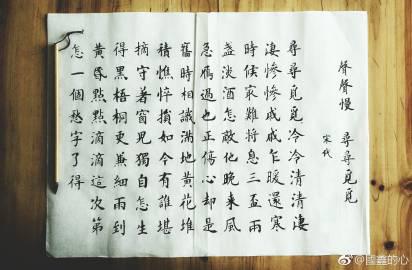 《声声慢》改写-优秀该写作文300字