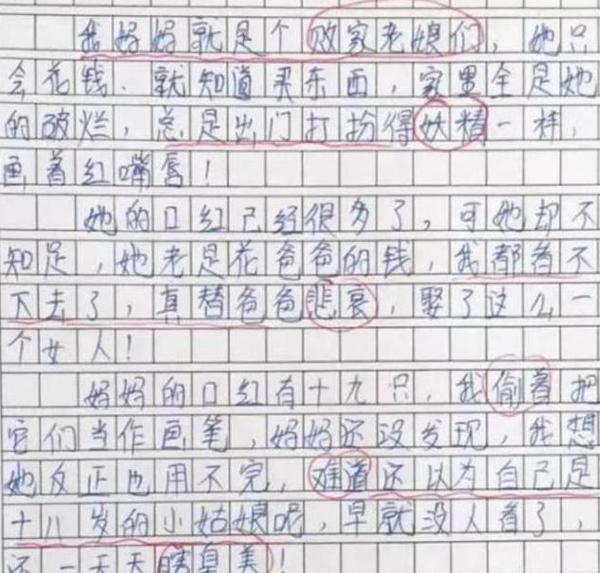 小学生作文只有“9个字”,改卷老师却意外给满分,网友:人才 5