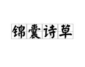 历史典故素材：锦囊诗草_550字