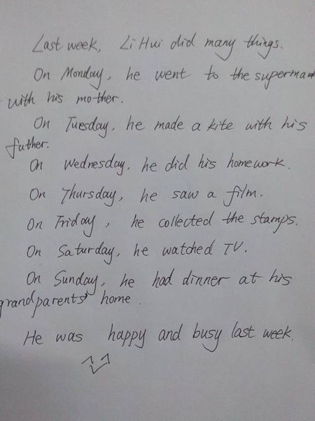 五年级英语作文：My Weekend_300字