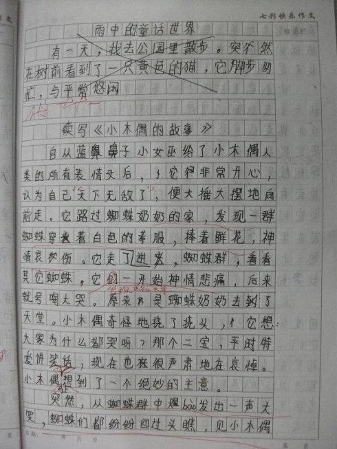 初中作文：一次不寻常的经历