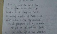 最新我的学校生活英语作文