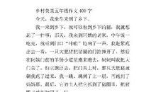 美丽的乡村-乡村美景作文350字