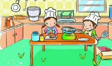 尝试第一次做饭作文