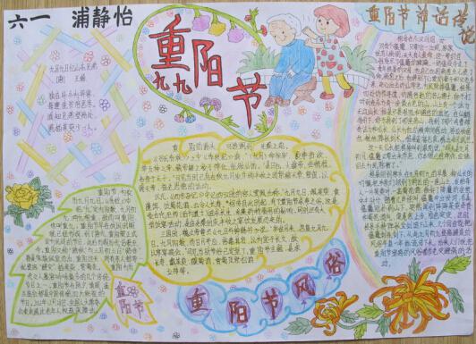 重阳节手抄报图片大全 2