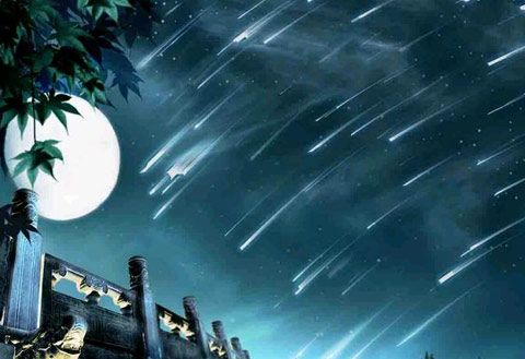 关于流星雨的作文：观看流星雨_350字