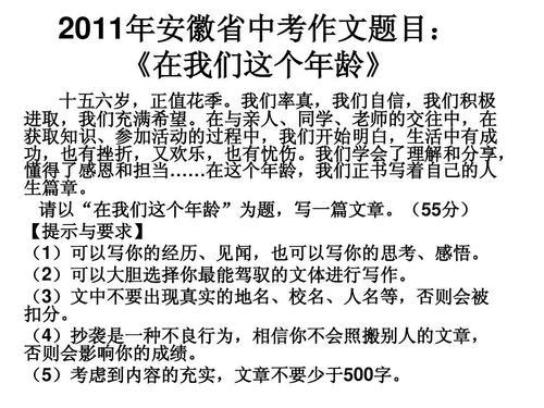 花季,我们这个年龄作文