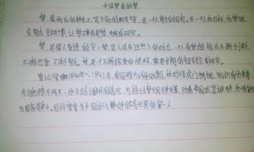 我的梦想 说说我的梦想作文300字