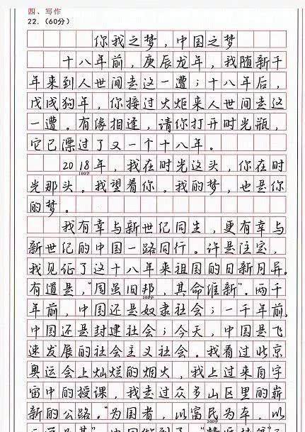 2005江西高考满分作文：脸的真谛_1200字