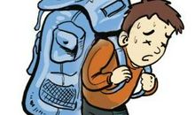 沉重的书包作文