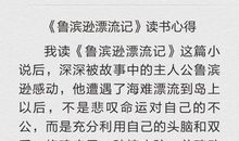 伟人 《鲁滨逊漂流记》读后感500字