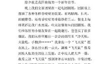 关于春节的作文：热热闹闹过春节_650字