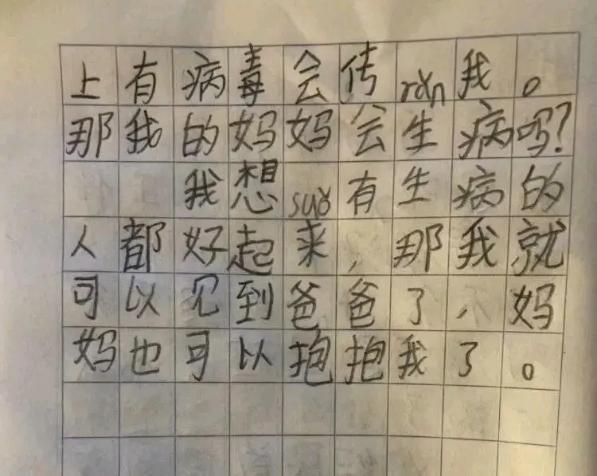 小学生作文让人泪奔,网友:岁月静好,只因有人负重前行 4