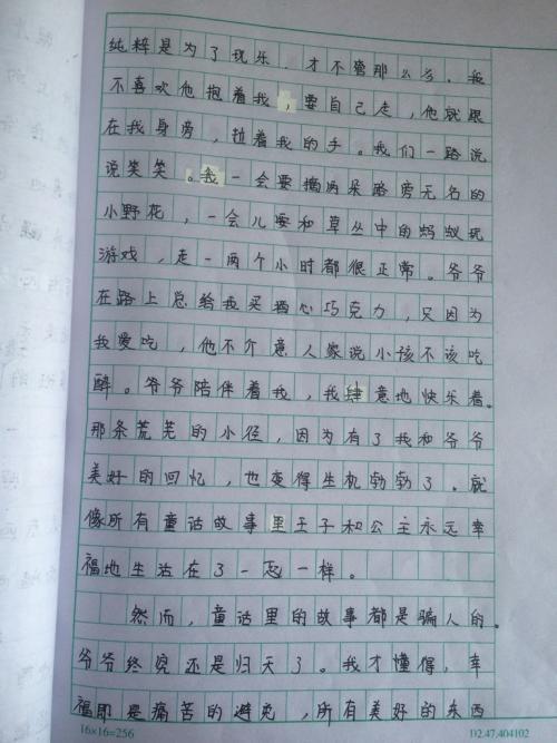 初三作文记(1)_1000字