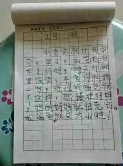 小学生作文《爸爸也治不了妈妈》，老师的点评绝了！ 1