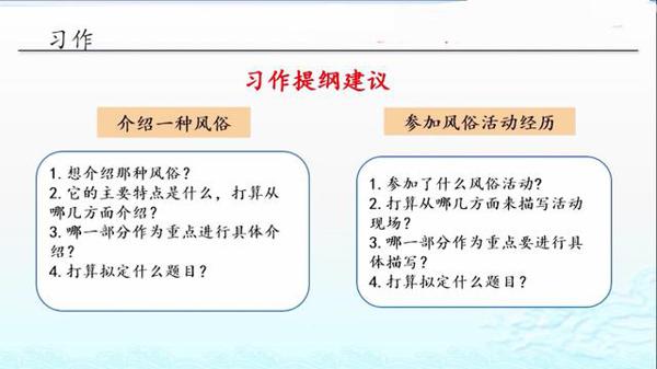 六年语文习作:《家乡的风俗》,资深老师带你轻松写作文 7