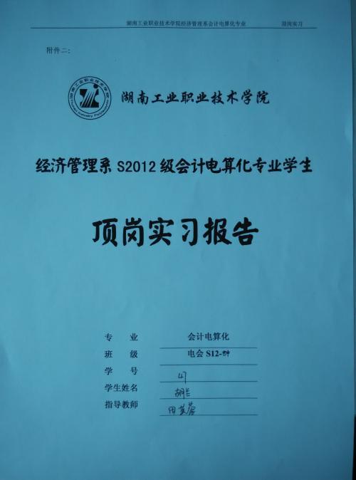 【实用】顶岗实习报告四篇