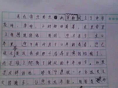 老师，我想对您说-小学记叙文300字