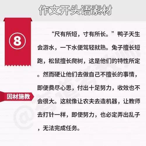 作文开头你会写吗？看了这个，你的作文已经是40+了 8