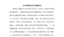上学期工作总结范文