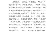 游戏 ・ 快乐 令人期待的游戏作文500字