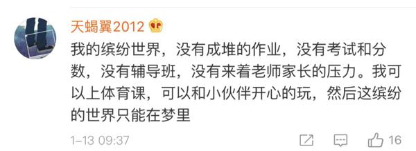 小学生写不出“我的缤纷世界”作文急哭：天天学习哪有缤纷世界？！ 3