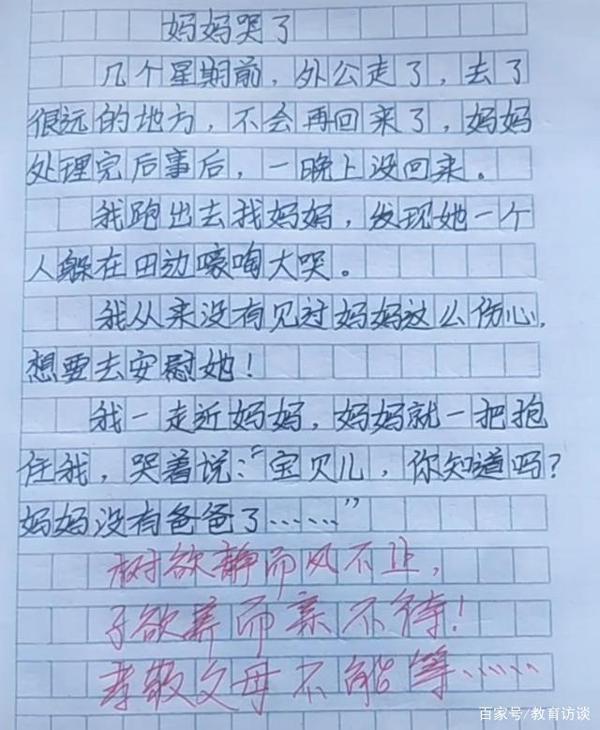 小学生作文火了,吐槽名字笔画太多不敢犯错,网友称念不出这名字 3