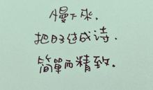 初三说明文：慢下来，我想_650字