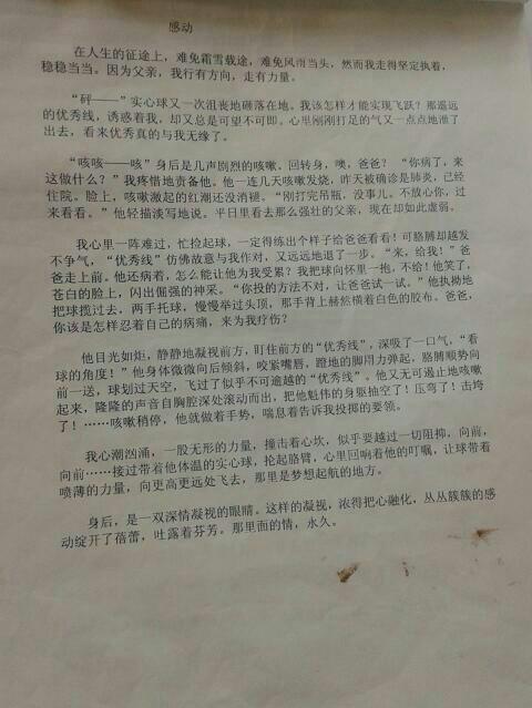 爱-关于父爱的作文600字